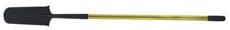 Nupla 69277 48" 16-Gauge Butt Grip Hollow Back Blade Classic Drain Spades