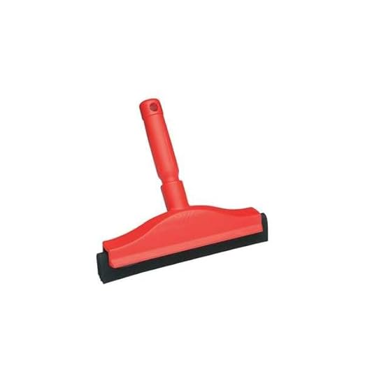 Vikan 77513 Squeegee,Fixed Head,Bench,10",PP/RB,Blue