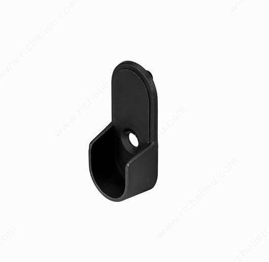 Oval Closet Rod CUSTOM CUT TO SIZE. Up to 92 inches long! Choose Finish. Includes End Supports.