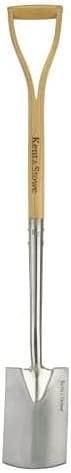 Kent & Stowe Stainless Steel Border Spade 100% FSC