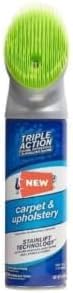 Woo-lite Carpet and Upholstery Foam Cleaner with Built-in Brush, Triple Action Stainlift Technology for Stairs, Fabrics, Pet Odors