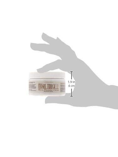 Rolite Midas Touch Metal Polishing Cream 2 Pack 4.5 Oz Each for Silver Gold Brass Copper Chrome Non-toxic Jewelry Restoration