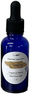 Fragrance Reload Drops for Wool Dryer Balls 1 oz. (Cowboy)