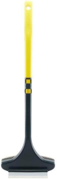 Generic 1 PC Window Cleaning Squeegee Brush Extendable Mesh Screen Cleaner Auto Car Window Duster Detachable Window Scraper for Kitchen, White