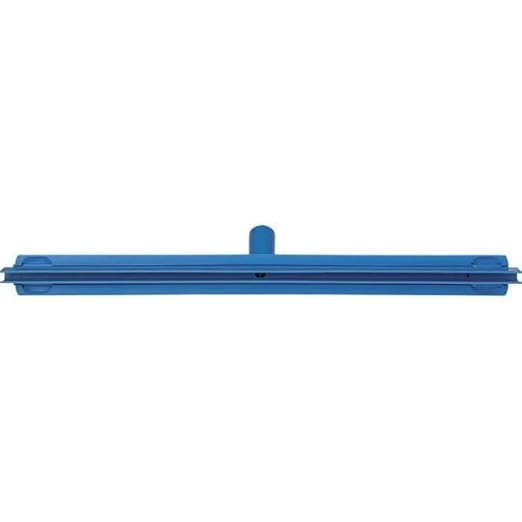 Vikan 77143 Squeegee,Ultra Hygiene,Dbl Blade,24",PP/RB,BL