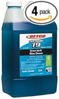 Betco Green Earth Glass Cleaner, 2 Liter, Case of 4