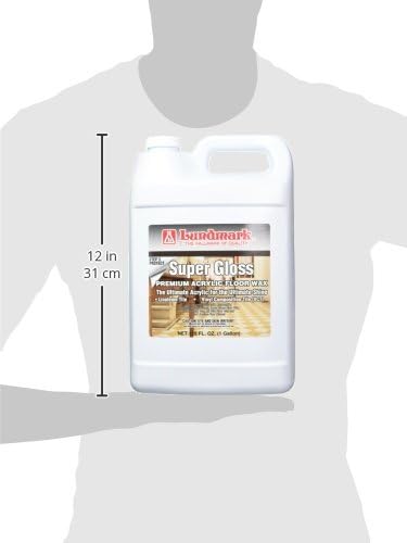 Lundmark Super Gloss Acrylic, Extra Heavy-Duty Hard Finish Floor Wax, 1-Gallon, 3202G01-2, Clear (LUN-3202G01-2)