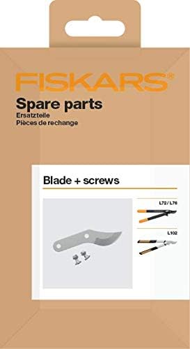 Fiskars Original Replacement Blade and Screws, for Fiskars Lopper Bypass Scissors L102, L72, L76, Grey, 1026284