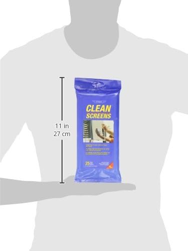 Ettore Clean Screens Wipes Per Pack, 25 Count (Pack of 2), No Color