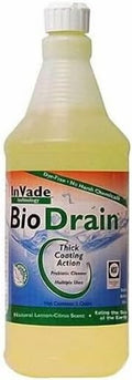 32 oz InVade Bio Drain Quart Restaurant Drain Gel Organic Treatment ~~ Eliminates Odors, Drain Flies, Phorid Flies, Fruit Flies, and prevention of 'Sugar Snake' in soda machine drip trays