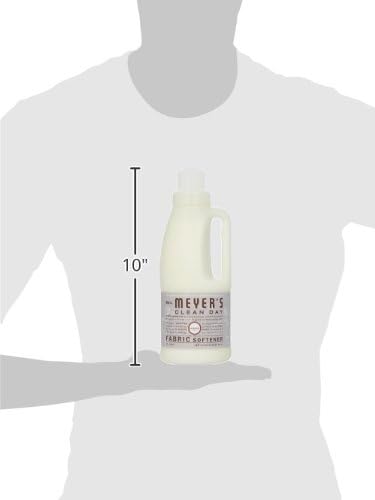 MRS. MEYER'S CLEAN DAY Liquid Fabric Softener, Infused with Essential Oils, Paraben Free, Lavender, 32 oz (32 Loads) (Pack of 4)