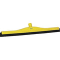 Vikan 77546 Squeegee,Fixed Head,Floor,24",PP/RB,Yellow