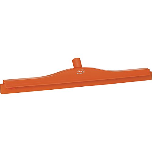 Vikan 77147 Squeegee,Ultra Hygiene,Dbl Blade,24",PP/RB,OR