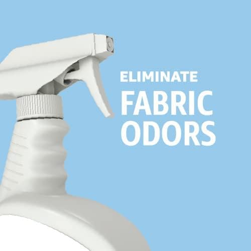 Amazon Basics Fabric Refresher Spray, Fresh Scent, Odor Eliminator, Dye-Free, Quick-Drying, 32 fl oz, Pack of 2