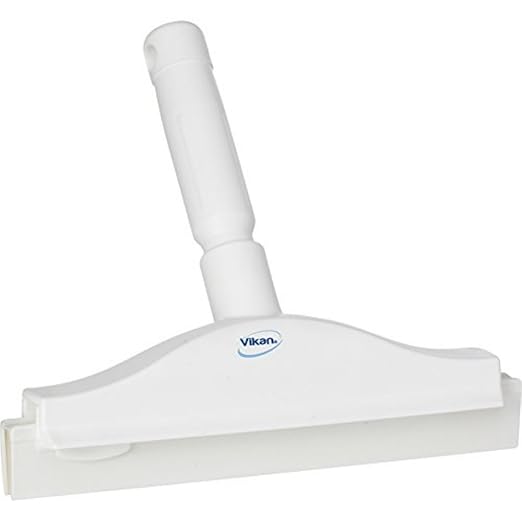 Vikan 77115 Squeegee,Ultra Hygiene,Dbl Blade,Hand,10",White