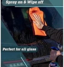 Gliptone Glass Cleaner Kit, Streak-Free Shine, Ammonia-Free, Quick Drying, Includes Glass Cleaner, Glipscrub Sponges & Softouch Waffle Microfiber Towels, Safe on Tint & Hard Surfaces