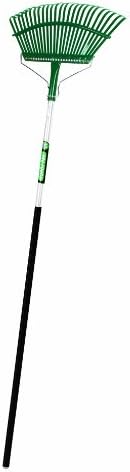 Truper 33097 Tru Tough Steel Leaf Rake, 18-Inch Head, Aluminum Handle, 54-Inch