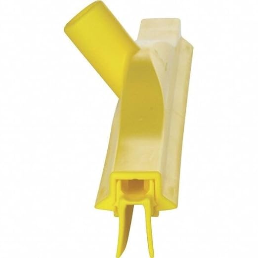 Vikan 77136 Squeegee,Ultra Hygiene,Dbl Blade,20",PP/RB,YL