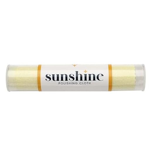 Sunshine 5 Polishing Cloths Jewelry Cleaner Tube Silver Brass Gold Copper