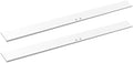 Standard Shower Glass Doors Squeegee Replacement Silicone Rubber Blade 10 inch 2PCS(White)