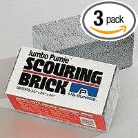 PUMIE, Set of 3, Jumbo Scouring Brick, Hand Safe, 5.75" x 2.75" x 2.75", Pack of 3