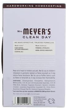 Mrs Meyer's Clean Day Dryer Sheet, 80 Count