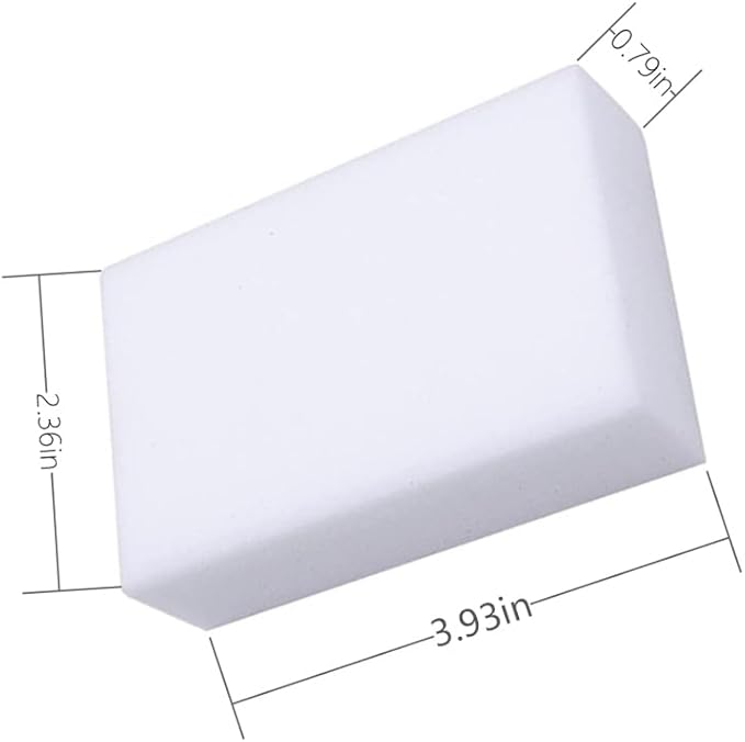 Melamine Sponge,150PCS Magic Sponges Eraser,Melamine Foam Eraser Cleaner for Kitchen,Bathroom,Bathtub, Floor, Baseboard,Wall,Furniture (150PCS, 3.93x2.36x0.79in)