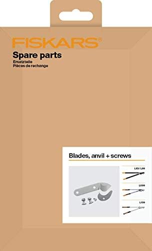 Fiskars Original replacement blade, anvil and screws, For Fiskars Lopper Anvil Shears L109, LX99, L93, L99, Grey, 1026286