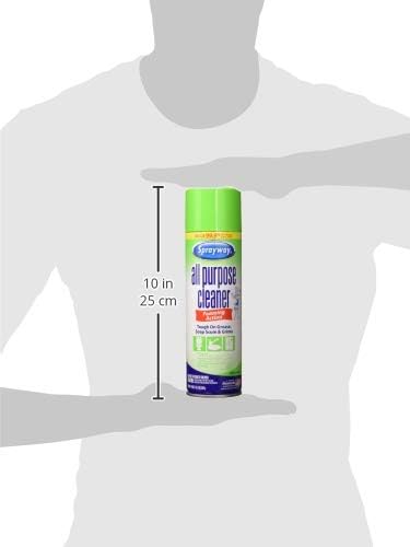 Sprayway All Purpose Disinfectant Cleaner, Foaming Action, 19 Ounce