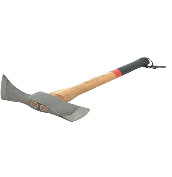 Adler - The Pulaski Axe - German Made Dual Axe/Hoe Head Multi-Tool for Camping & Landscaping, 3.5 lb Head, 27.5" Anti-Slip Handle