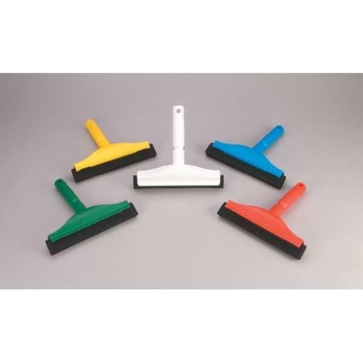 Vikan 77513 Squeegee,Fixed Head,Bench,10",PP/RB,Blue