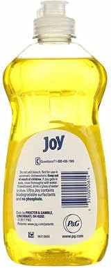 Joy Ultra Dishwashing Liquid, Lemon Scent 12.60 oz (Pack of 8)