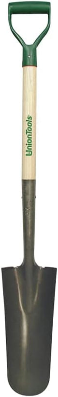 Union Tools 47107 4.75 in. x 14 in. Blade Drain and Post Spade with 27 in. White Ash D-Grip Handle