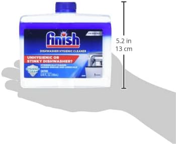 Finish Dishwasher Cleaner Liquid, Deep Cleans Hidden Grease & Limescale, Fights Odors & helps maintain Performance, 1 Year Supply, 8.45oz, (Pack of 8)