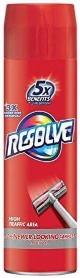 R'esolves High Traffic Carpet Cleaner Foam, Unscented, 3X Dirt Removal, Stain-Resistant Carpet Solution and Odor Remover, 22 oz, Single Pack