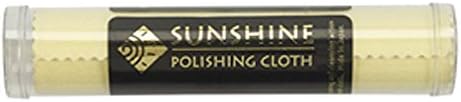 Sunshine Polishing Cloth for Sterling Silver, Gold, Brass and Copper Metal; Packaged in a Tube (Quantity 2)
