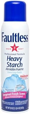 Faultless Heavy Spray Starch 20 oz Cans (Pack of 6)