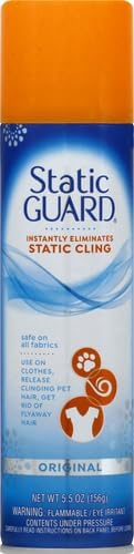 Static Guard Fabric Spray, 5.5 Ounce Can (Pack of 2)