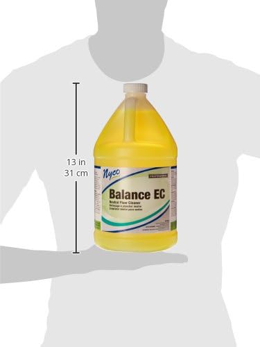 Nyco Balance EC Neutral Floor Cleaner - 128 oz - Neutral, No-Rinse Floor Cleaner - (NL158-G4)