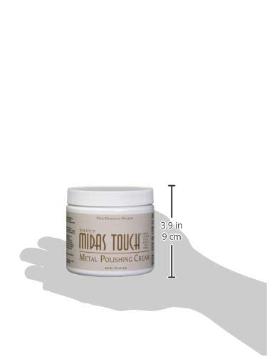 Rolite Midas Touch Metal Polishing Cream, 1 lb, 2 Pack, Cleaner and Polishing Rouge for Silver, Gold, Brass, Copper, Chrome, Restores Luster to Metal Surfaces, Polishing