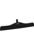 Vikan 77149 Squeegee,Ultra Hygiene,Dbl Blade,24",PP/RB,BK