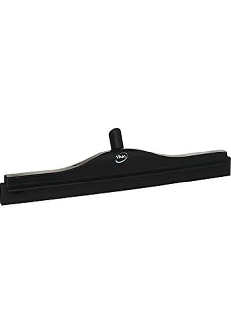Vikan 77149 Squeegee,Ultra Hygiene,Dbl Blade,24",PP/RB,BK