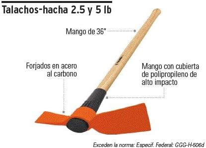 TRUPER TH-2.5M 2.5 lb Cutter-Mattock