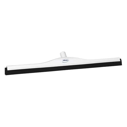 Vikan 77555 Squeegee,Fixed Head,Floor,28",PP/RB,White