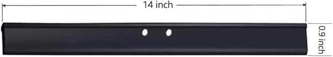 2PCS Replacement Silicon Rubber Squeegee Blade, 14 Inch (Black)