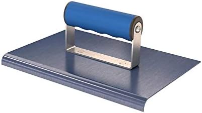 Bon 22-936 9-Inch by 6-Inch Blue Steel Sidewalk Edger with 3/8-Inch Radius and 1/2-Inch Lip with Wood Handle