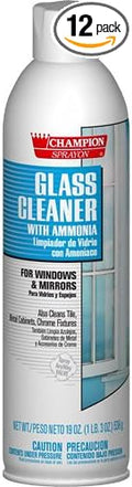 Champion Sprayon Ammoniated Glass Cleaner, 19oz. (12 Cans/Case) - BMC-CHA 438-5151