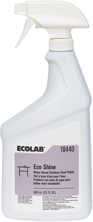 EcoShine™ Water-Based Stainless Steel Polish