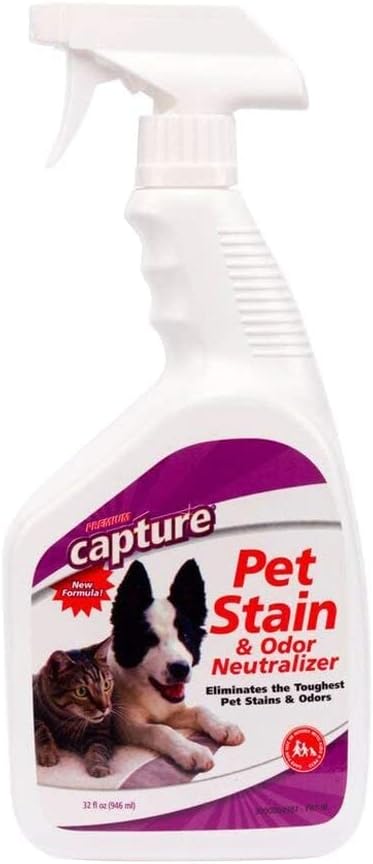 Capture Carpet & Rug Dry Cleaner (4lb) Pet Stain & Odor Neutralizer (32 oz), Pet Stain Remover for Carpet, Rug, Couch, Car & Upholstery - Bundle