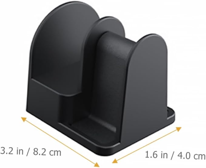 Angoily 2pcs Wall-Mounted Eyeglasses Bracket and Desktop Sunglasses Storage Stand Holder for Car and Home, Black Eyewear Organizer Rack